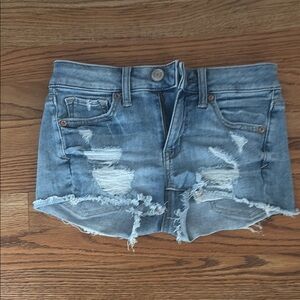 American Eagle size 00 Distressed Denim Shorts